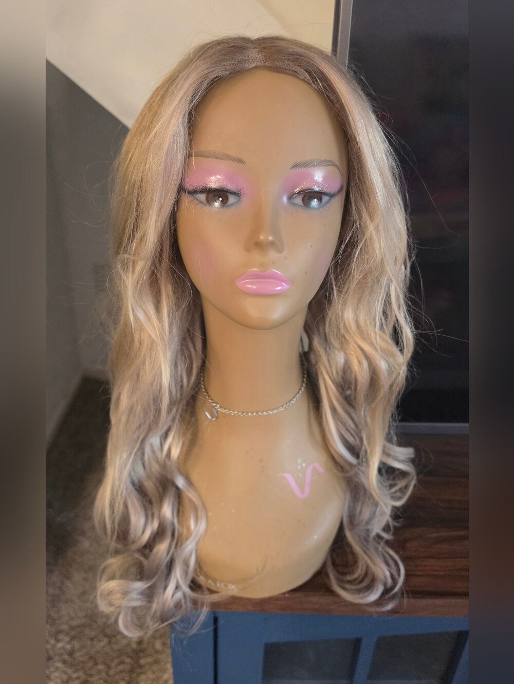 Wavy Lace-Front Human Hair Wig 24 inches